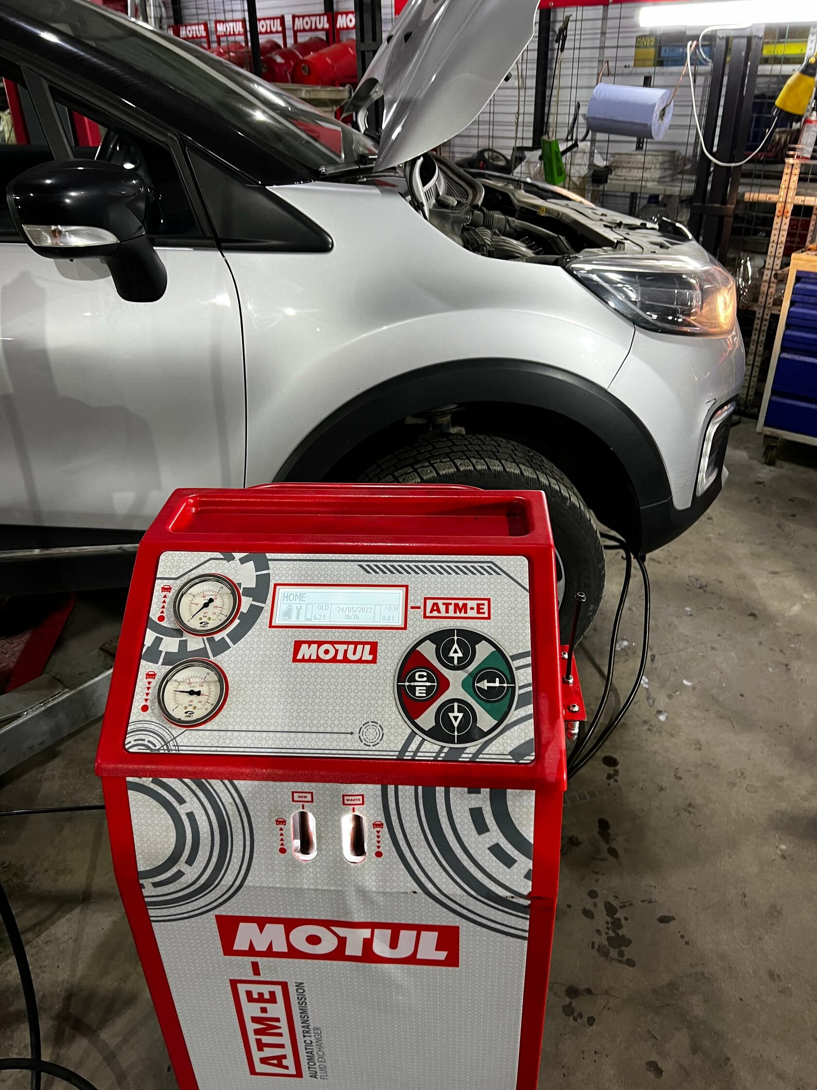 Проверка давления масла в вариаторе