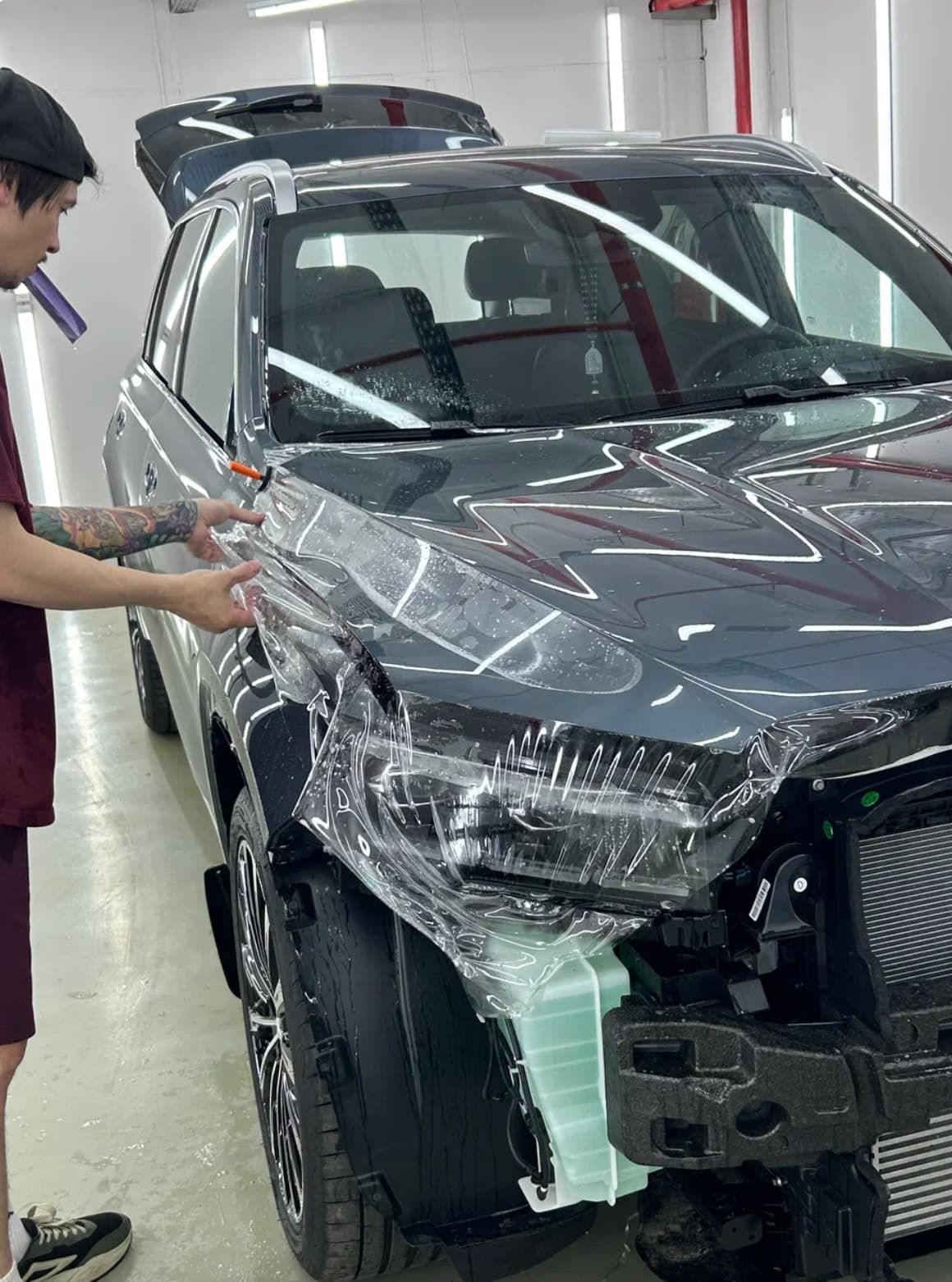 Клиентская зона студии Buran Detailing
