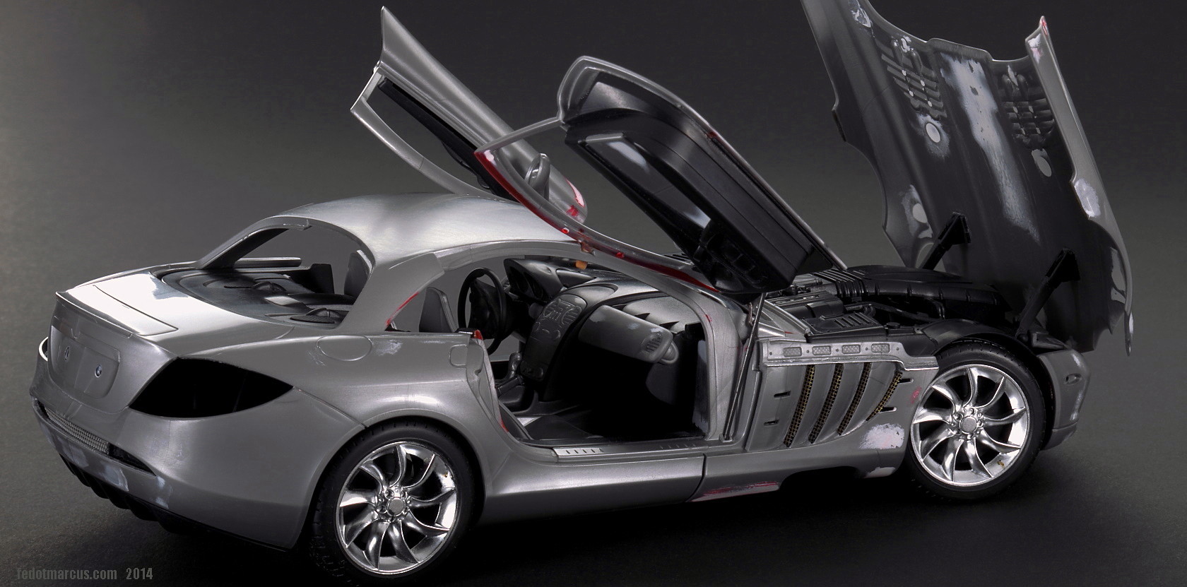 Mercedes SLR MCLAREN капот