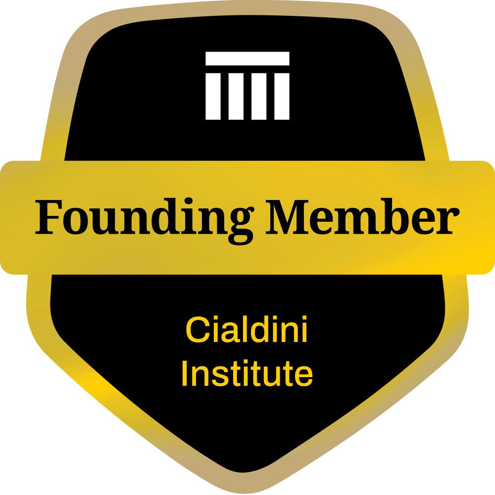 Cialdini Institute Founding Member badge