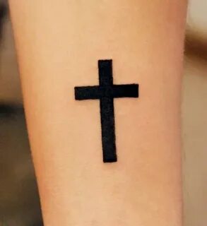 Временная переводная татуировка «Крест с крыльями» - или неоновая светящаяся тату
