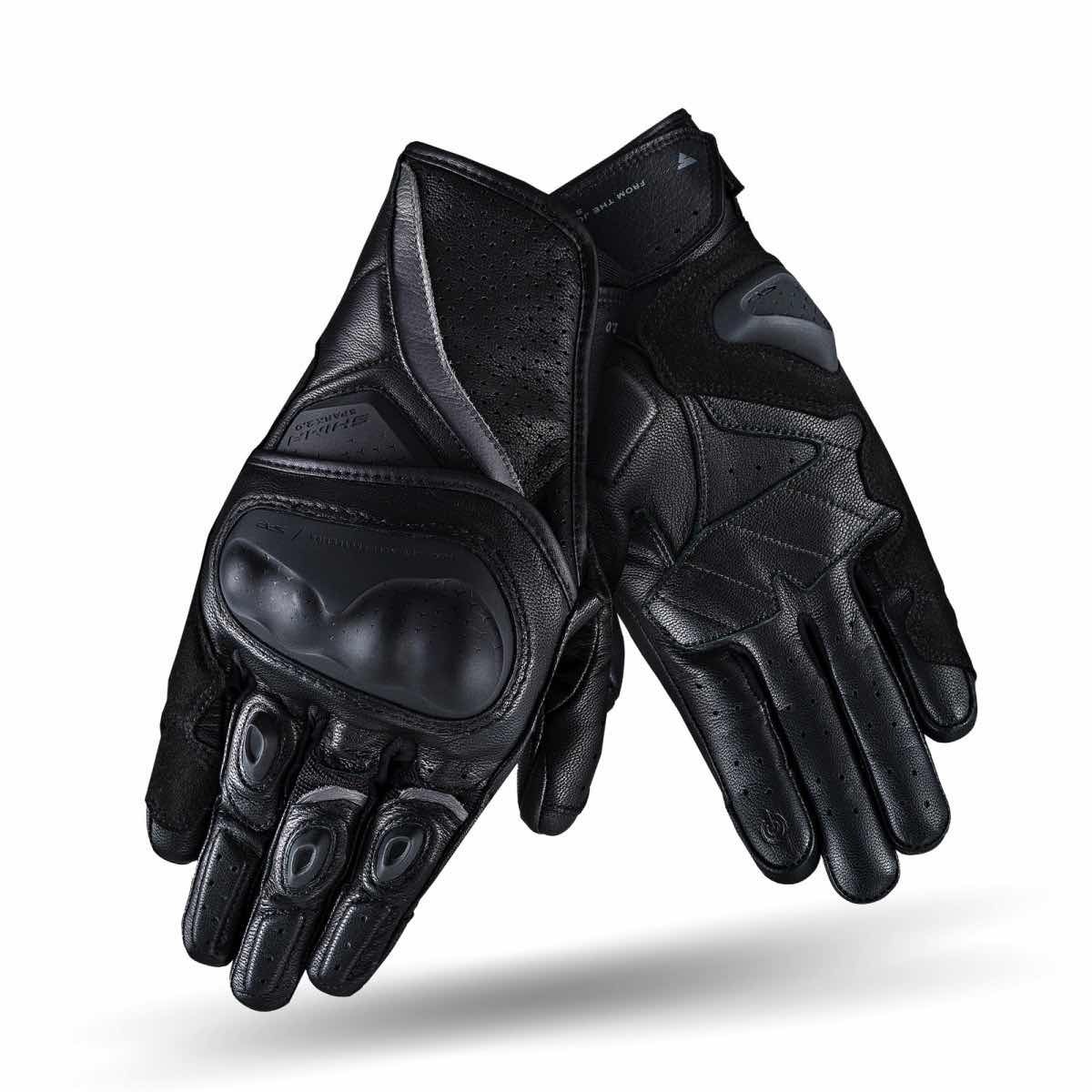 Мужские мотоперчатки SHIMA SPARK 2.0 Men Black, чёрный — SPB-HS, СПб