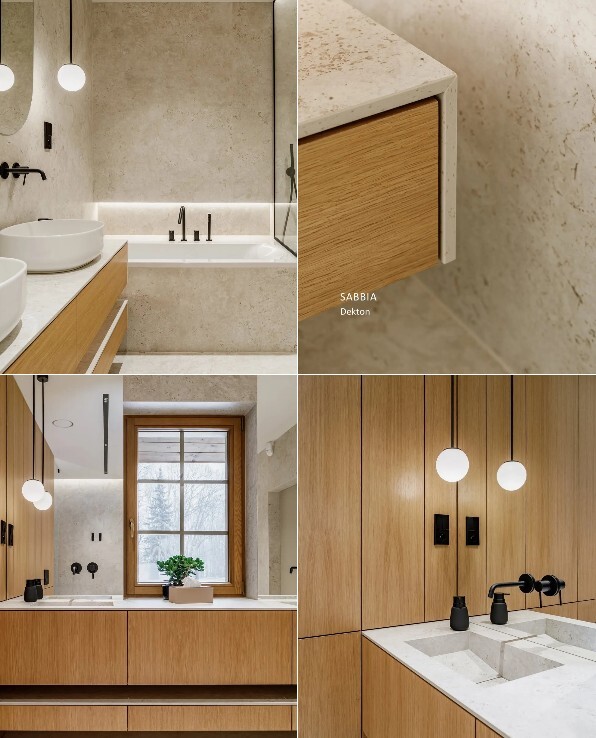 Материал Dekton Sabbi для ванной