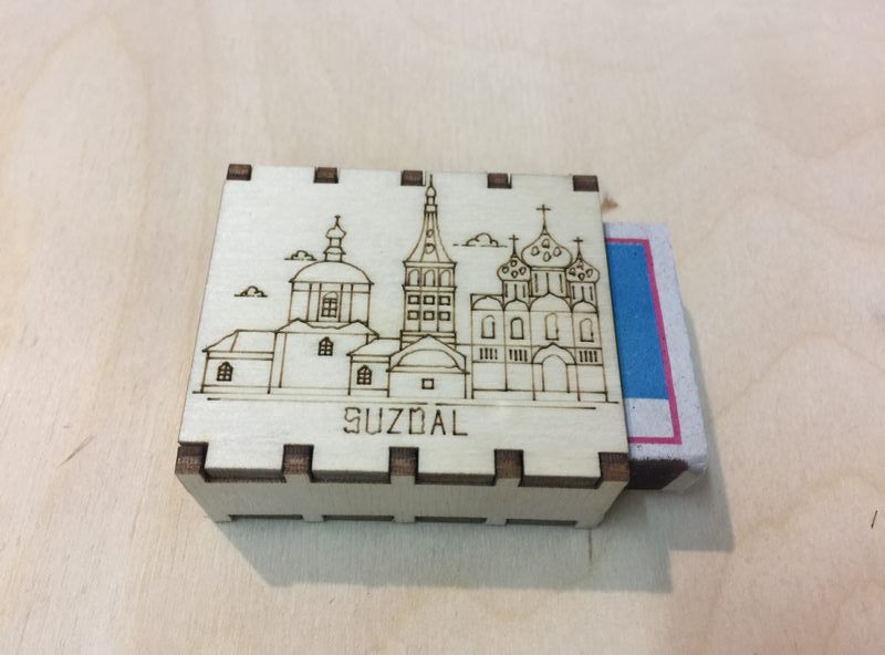 Спички сувенирные на магните города России - Суздаль