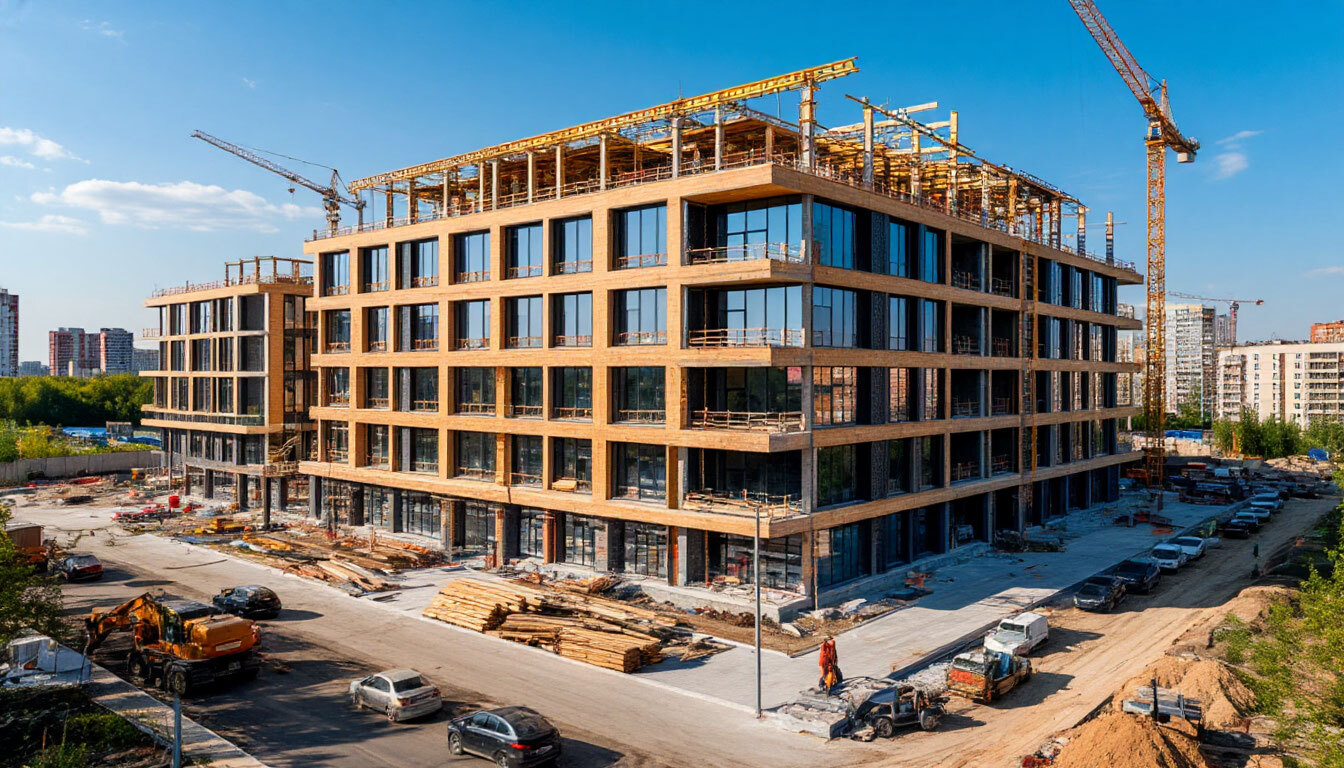 Строительство многофункционального комплексса