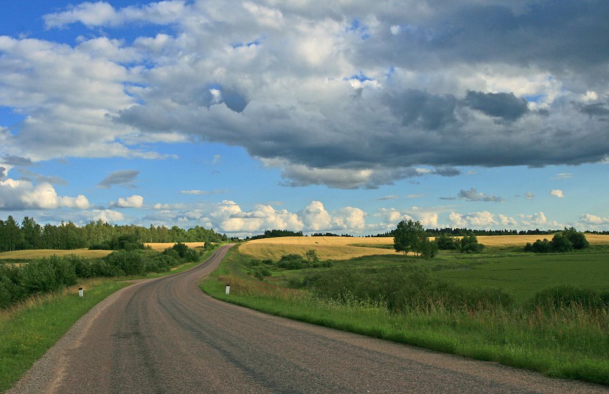 Дорога в деревне фото