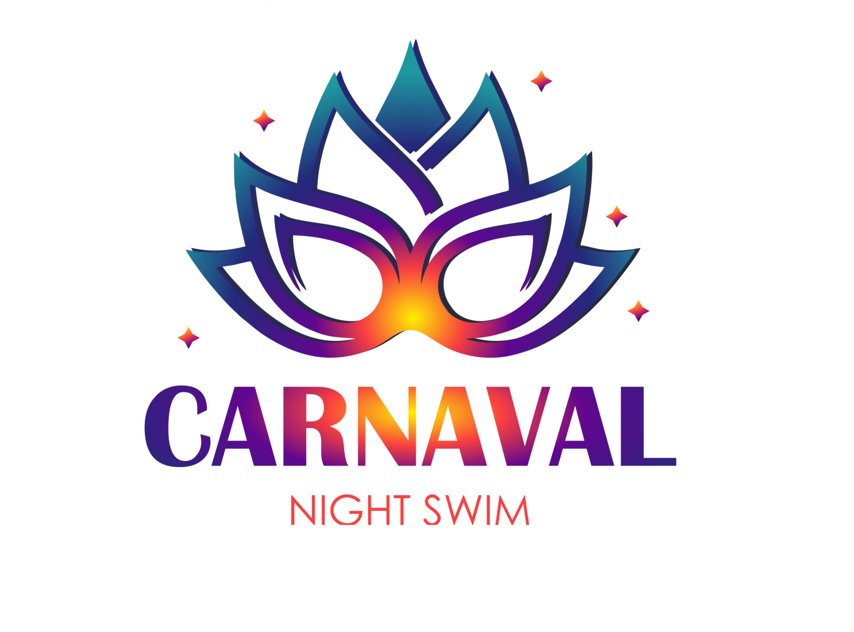 Фестиваль ночного плавания на Гребном канале - Night swim carnaval