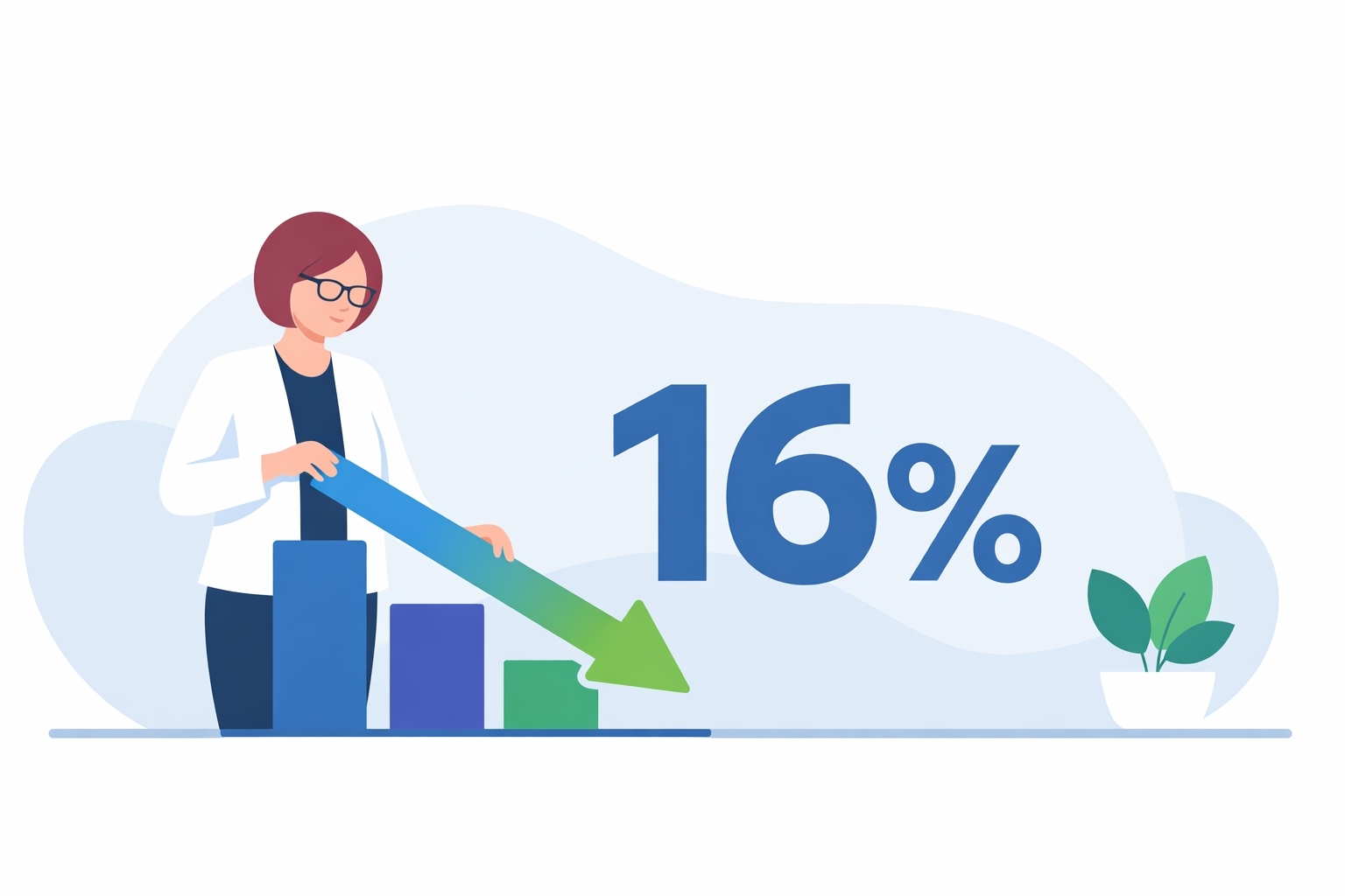 снижение ключевой ставки до 16%