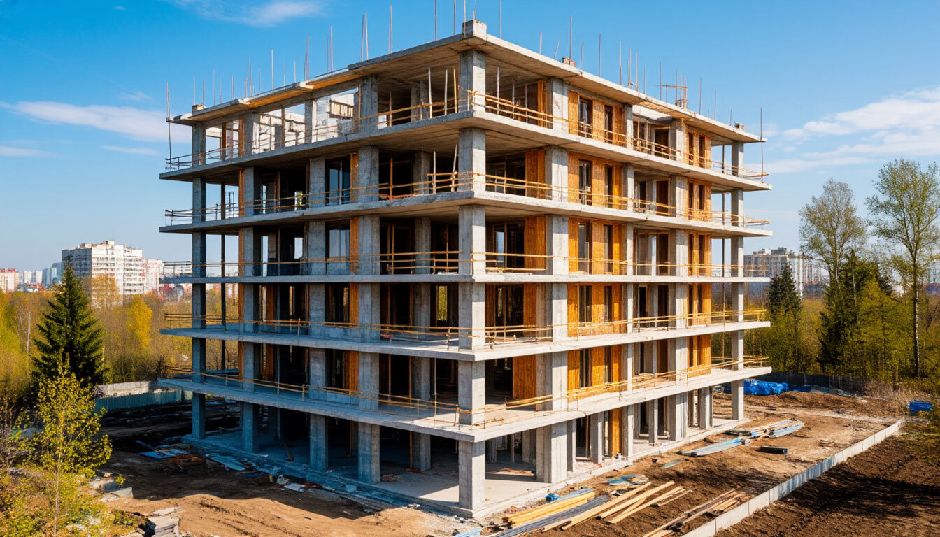 Строительство монолитно-каркасных домов