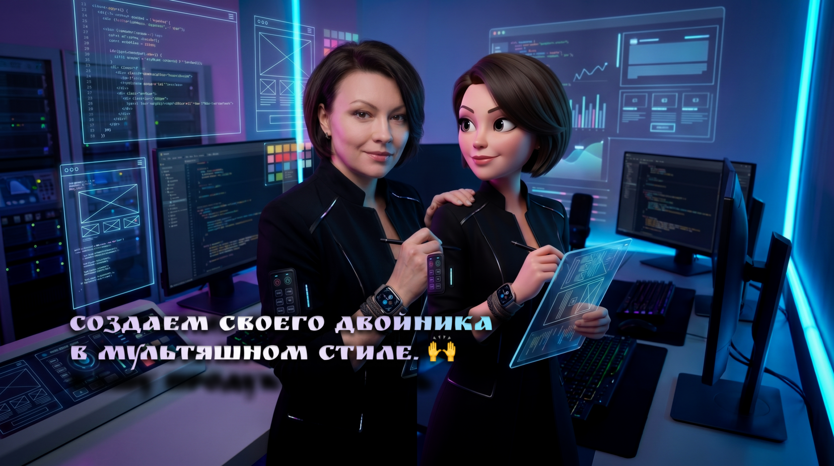 Создаем своего двойника в мультяшном стиле. �