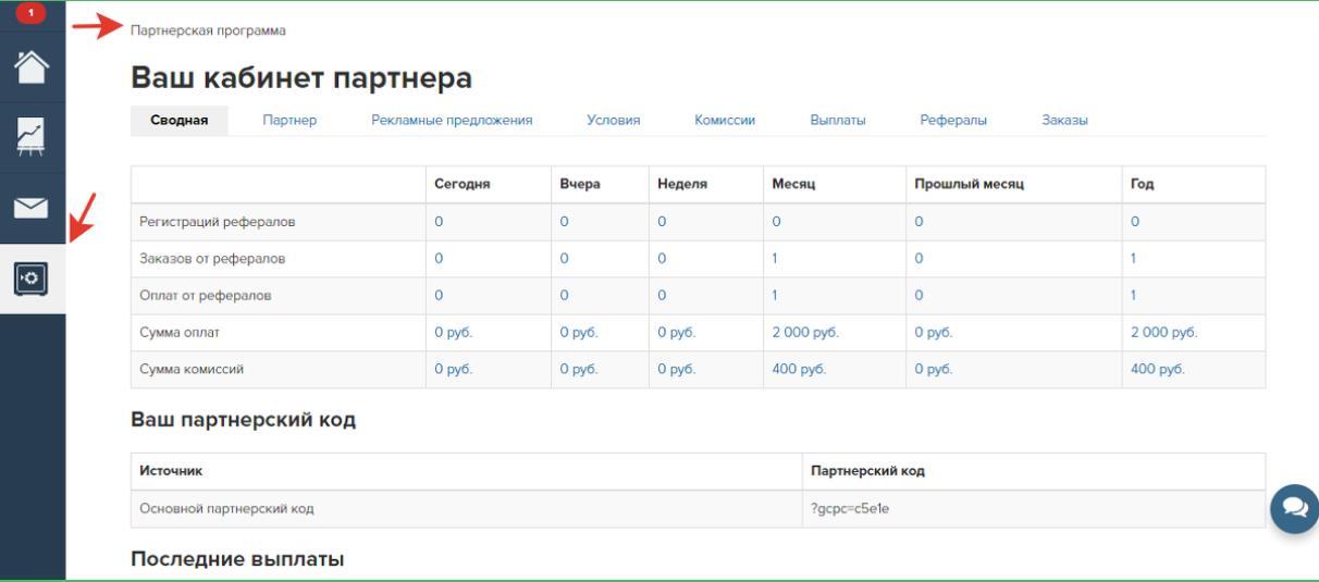 Реферальная программа открытие карта