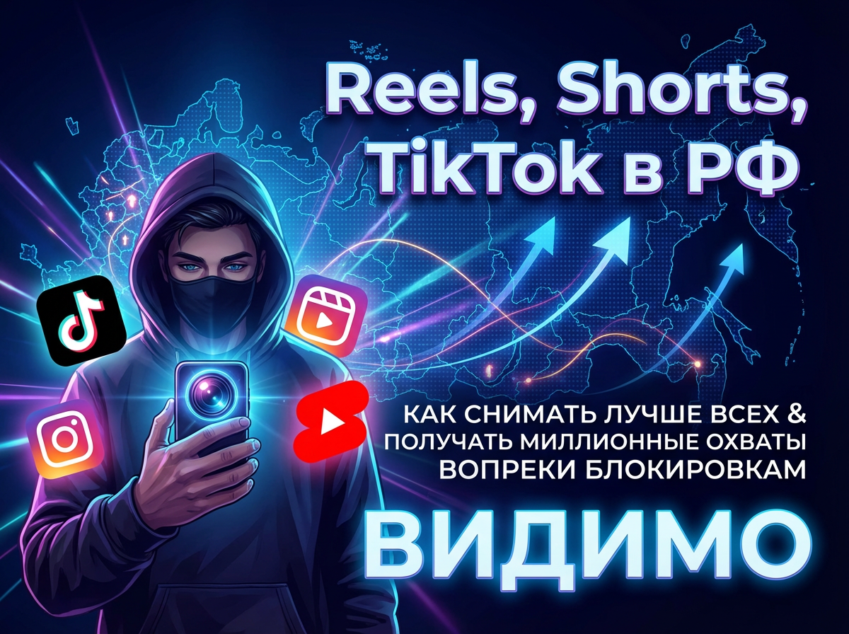 Смартфон с открытым приложением для коротких видео, видимо показывающий график роста просмотров и лайков