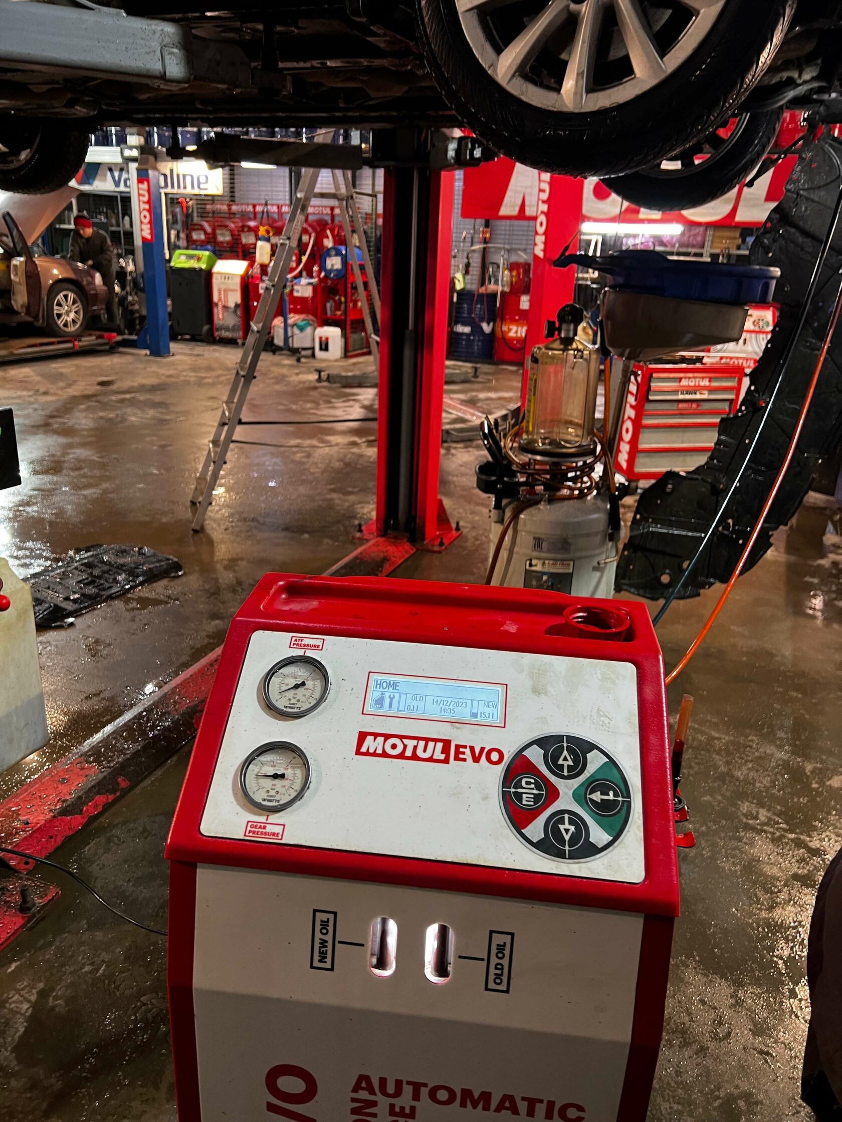 Состояние старого масла в вариаторе Toyota