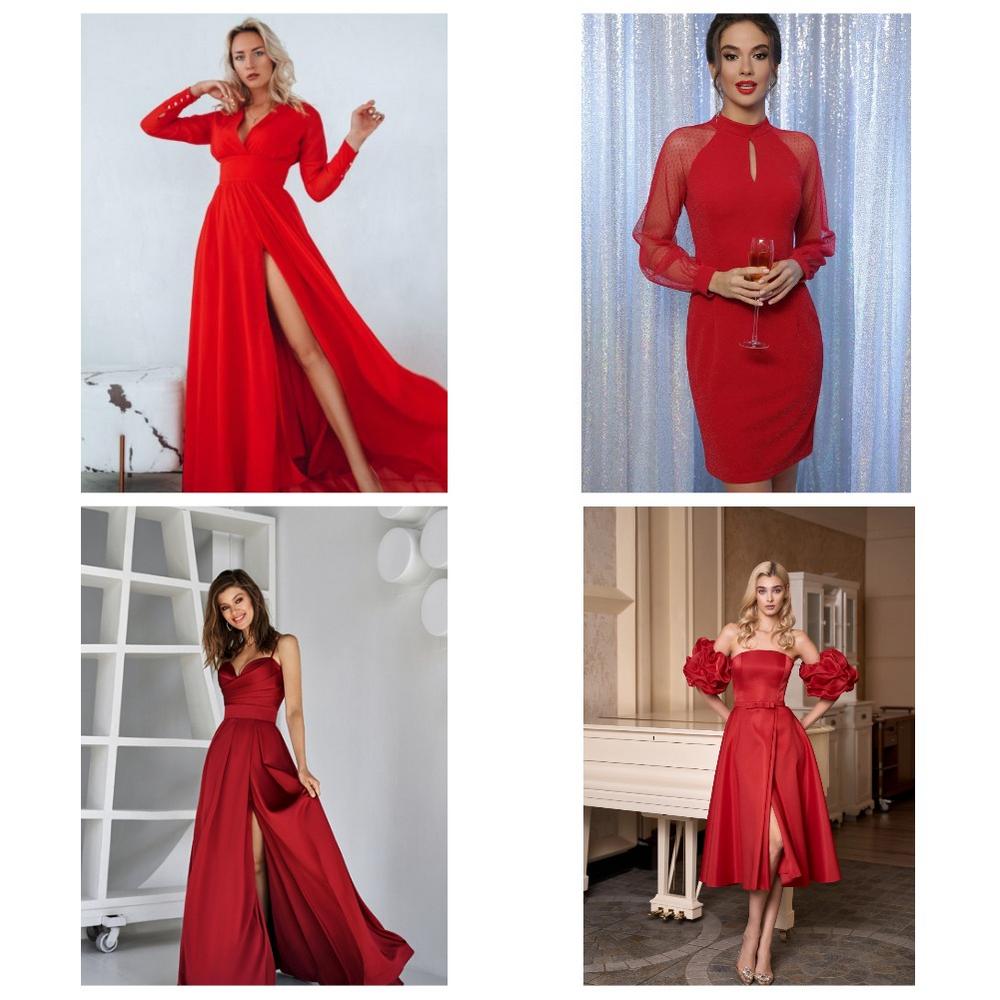 Красные платья