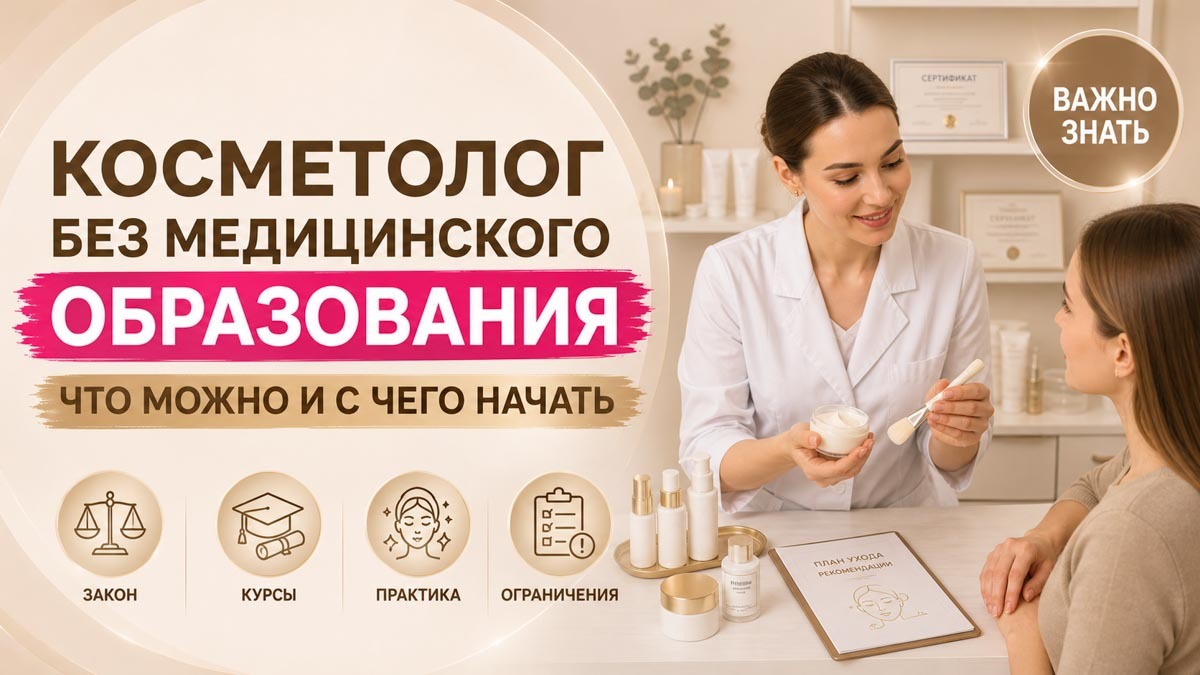 Можно ли стать косметологом без медицинского образования