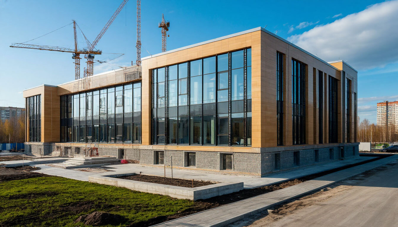 Строительство административных комплексы