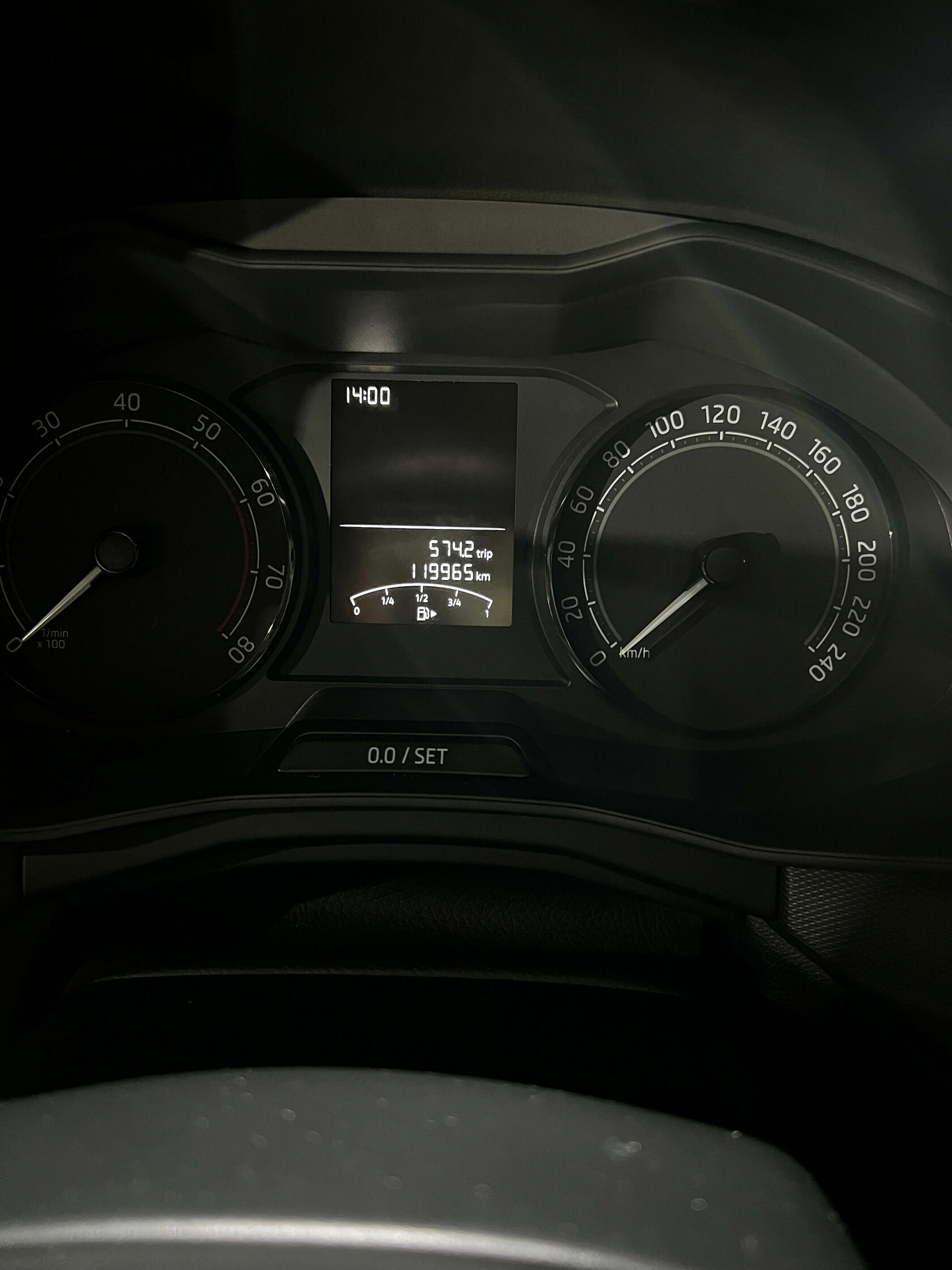 Результат обслуживания Skoda Rapid