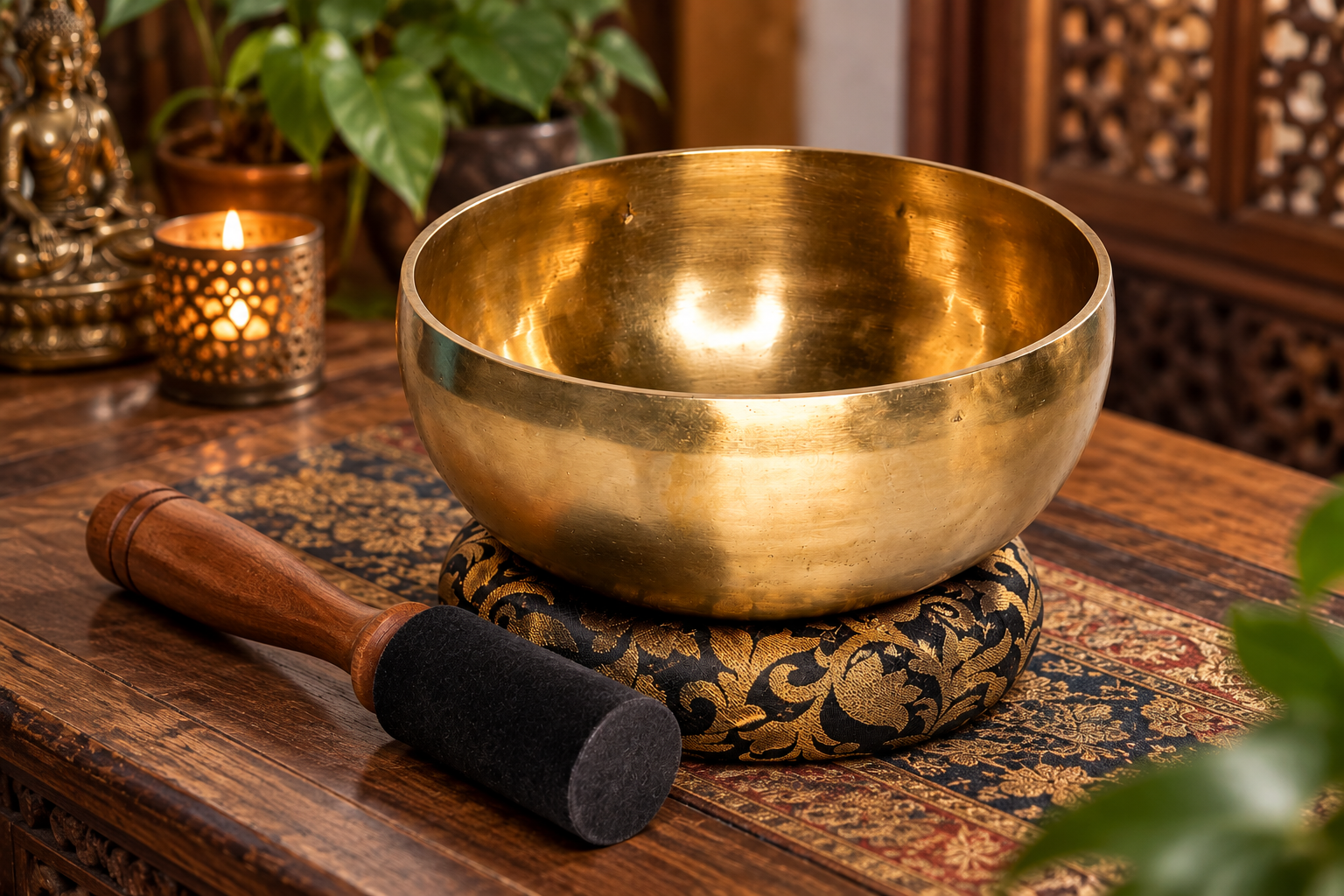 Plain Bowls — простые поющие чаши без декора из бронзы