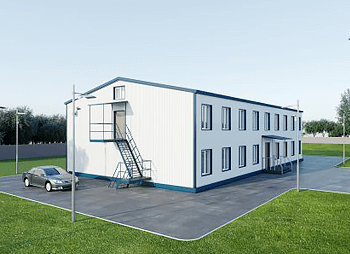 Общежитие из сэндвич-панелей