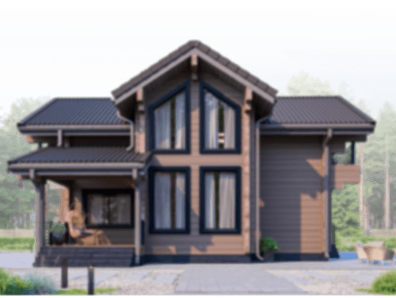 дома из клееного бруса в Москве