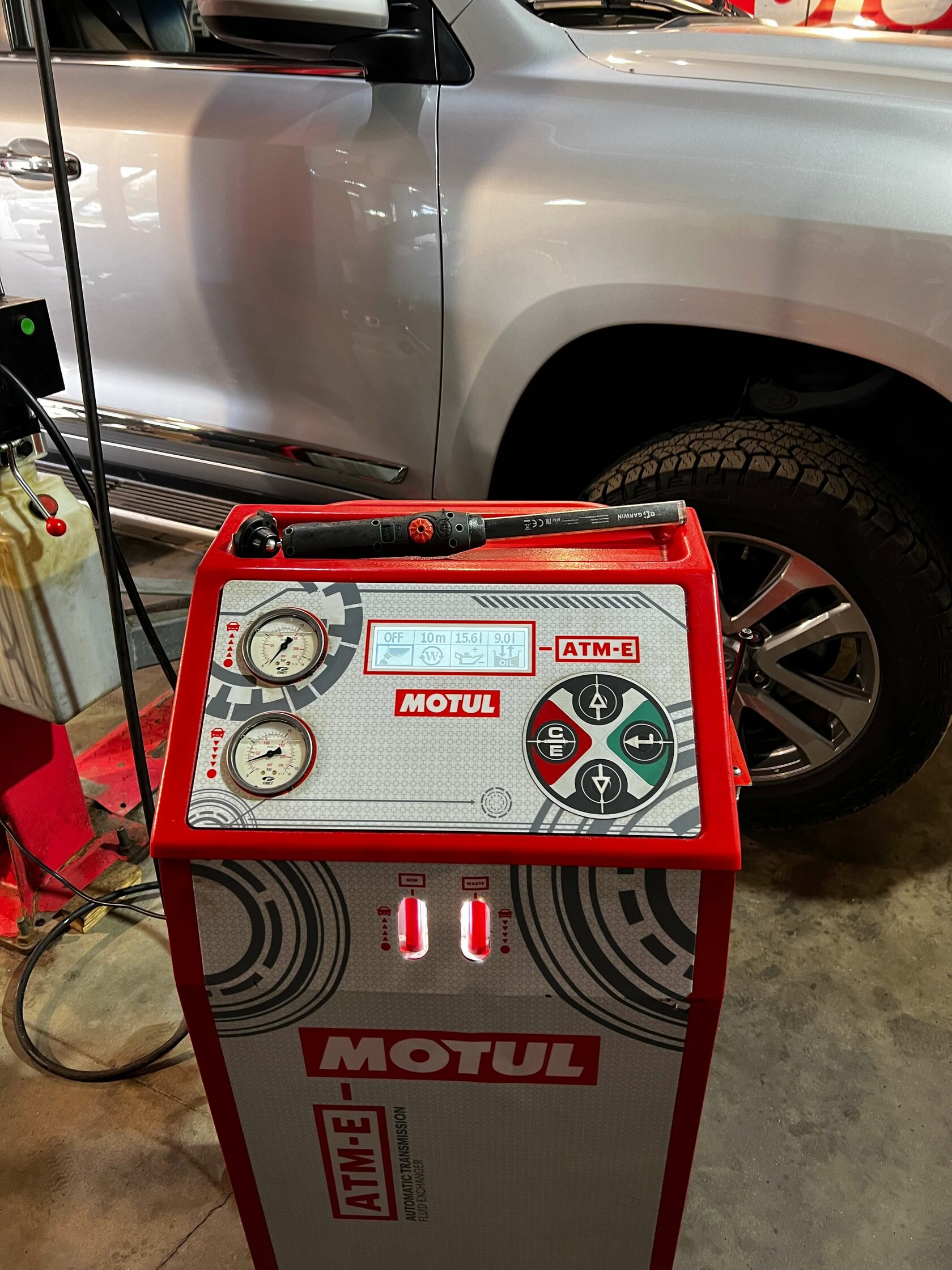 Результат аппаратной замены масла Toyota