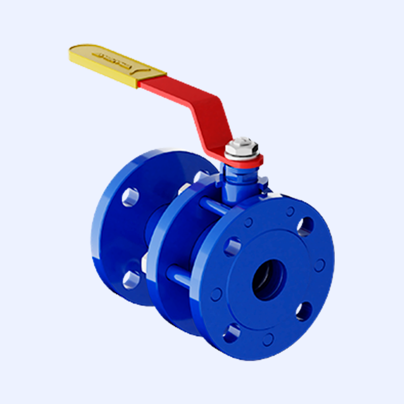 Кран шаровый разборный фланцевый, ст. 20, полный проход