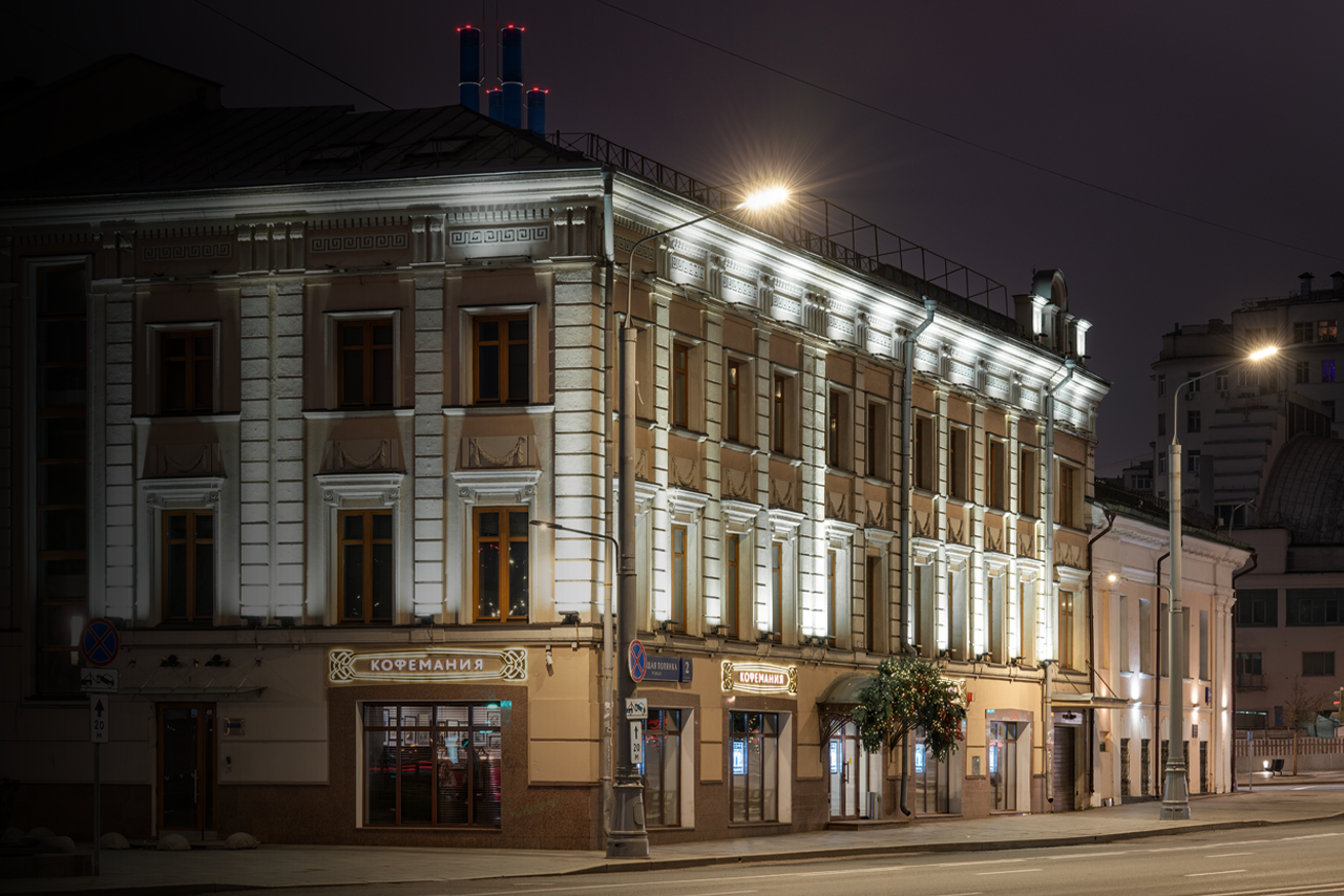 Монтаж наружного освещения от компании EvoLight