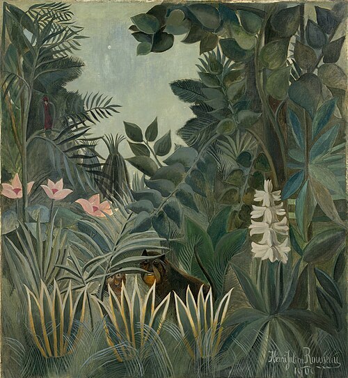 Henri Rousseau: The Equatorial Jungle 