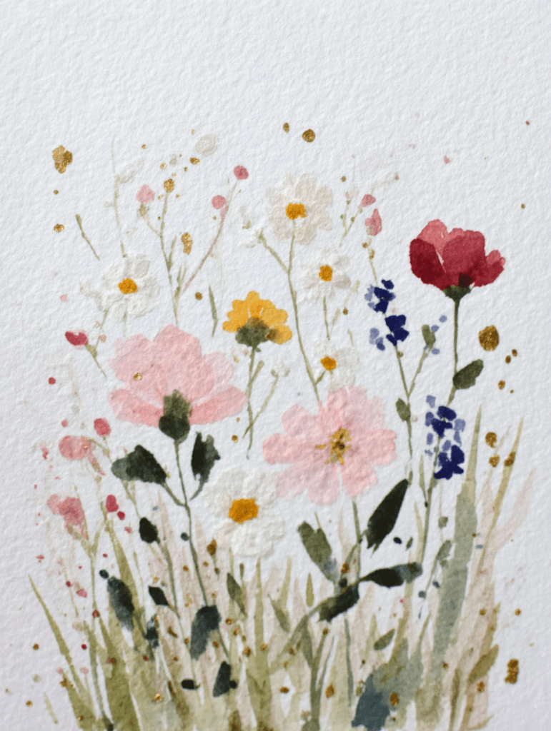 10 простых идей для весенней акварельной живописи для начинающих 81