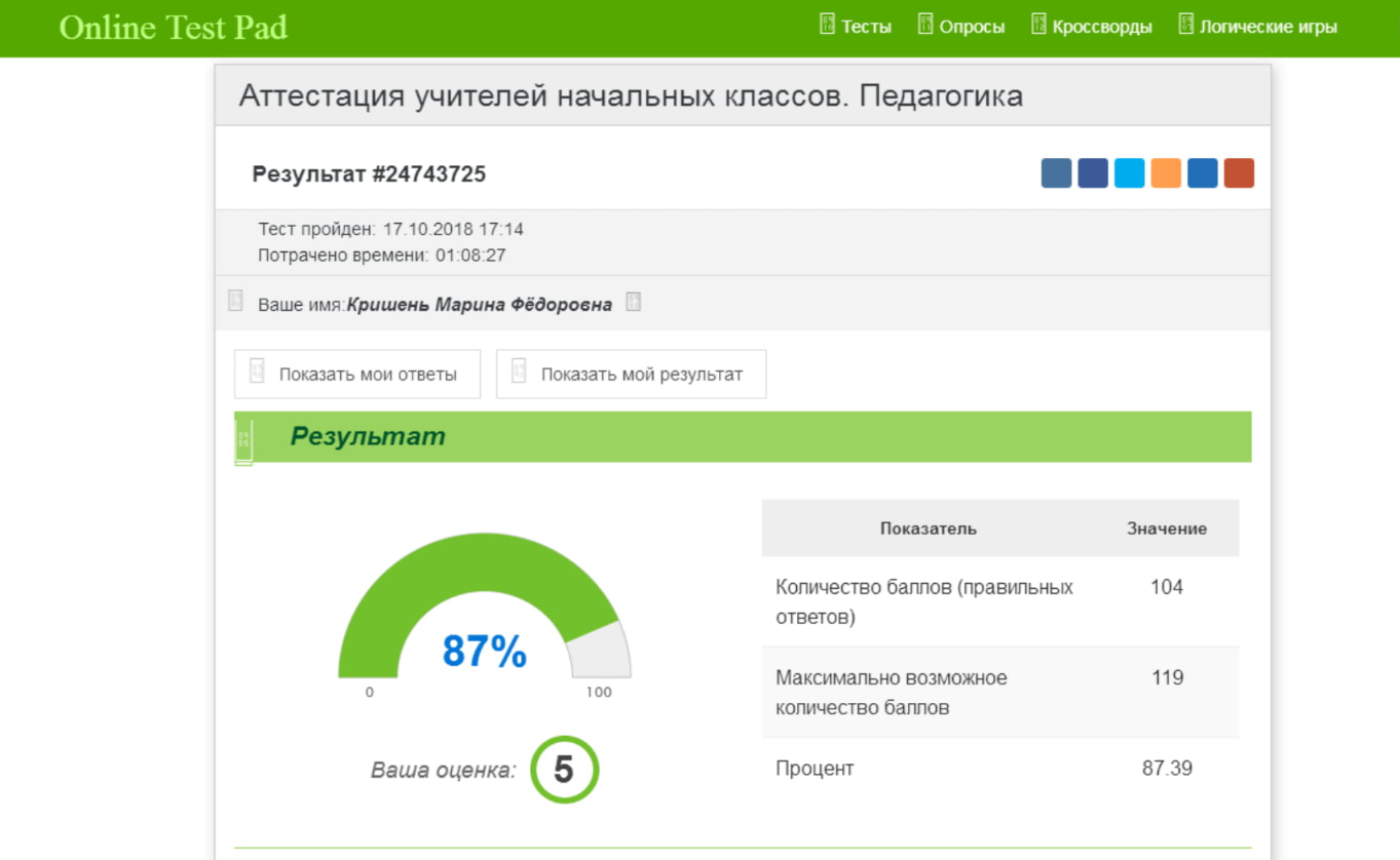 Agrotechpro ru. Onlinetestpad результат.