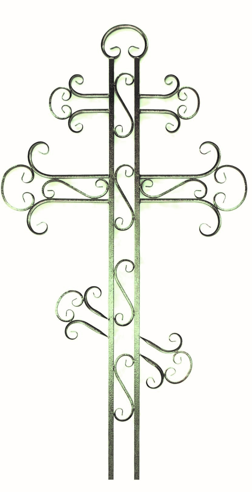 крест металлический № 4