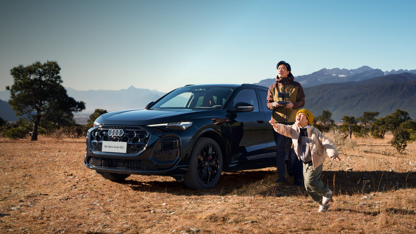 Кузов Audi Q5L в испытании