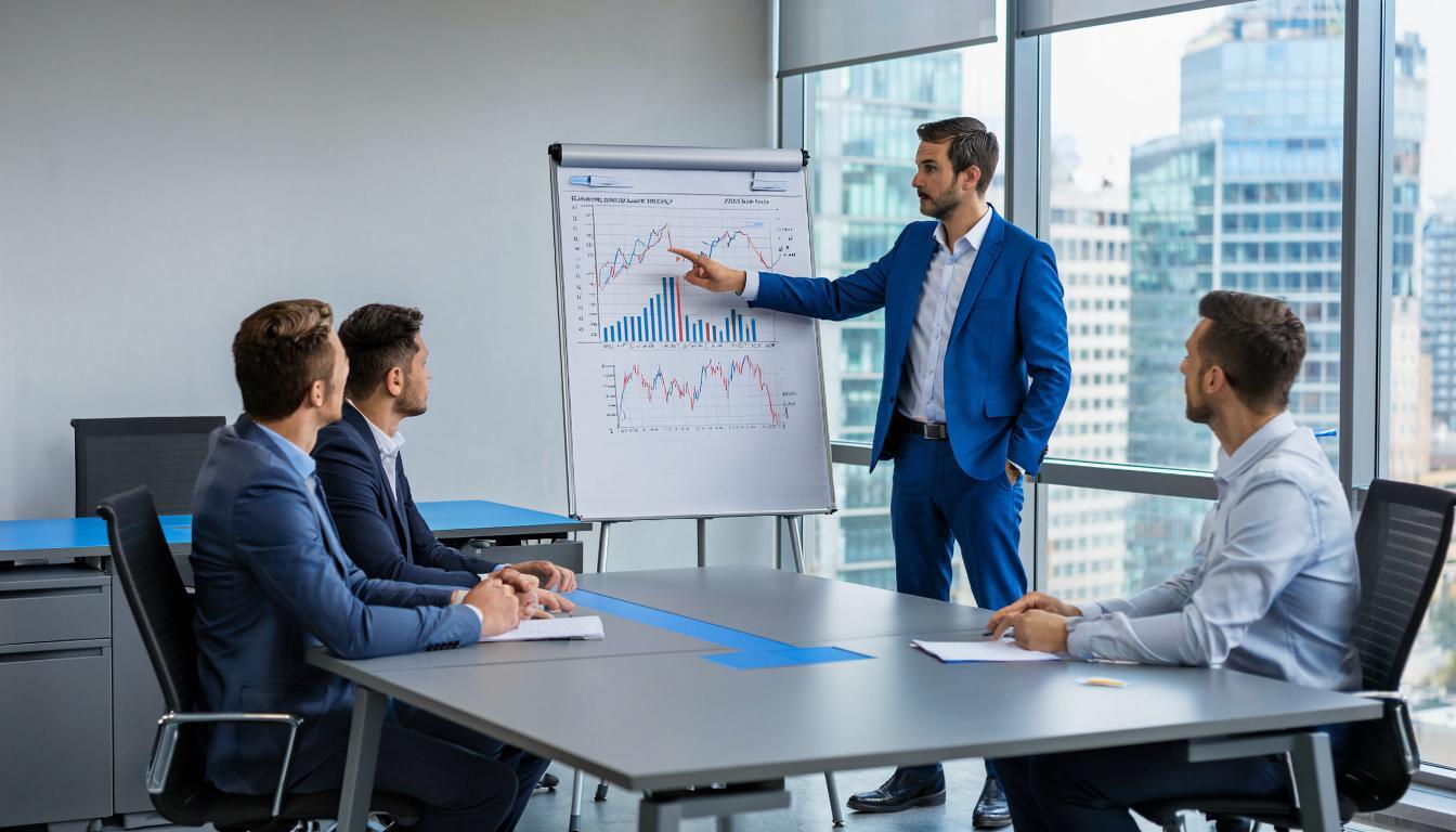 Группа руководителей принимают решение