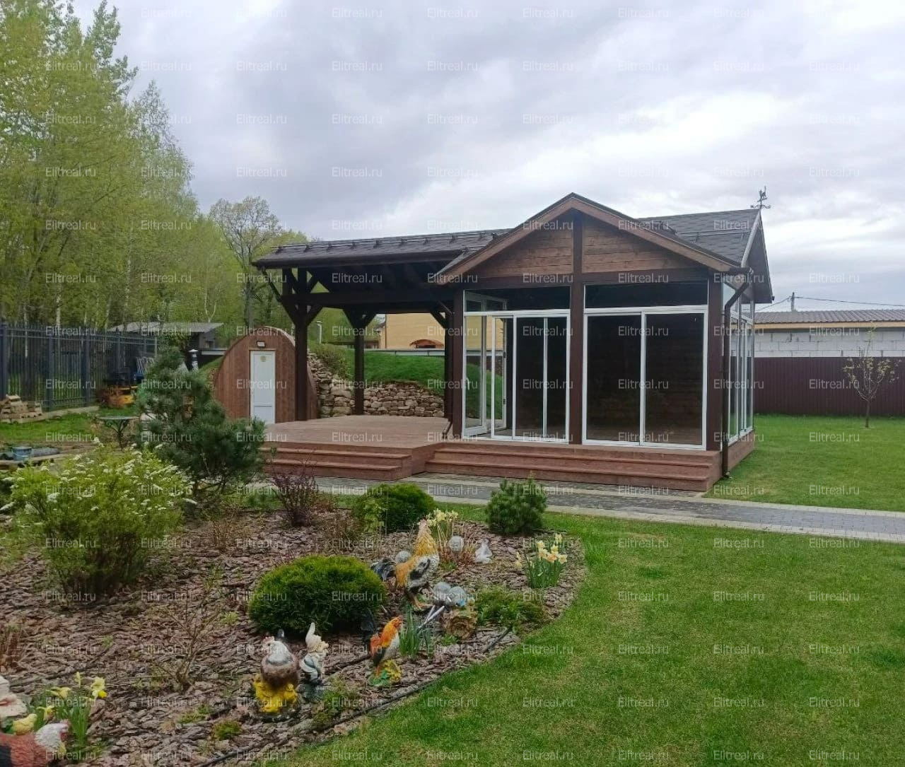 Квадратная беседка БД6 Орловская обл, май 25'