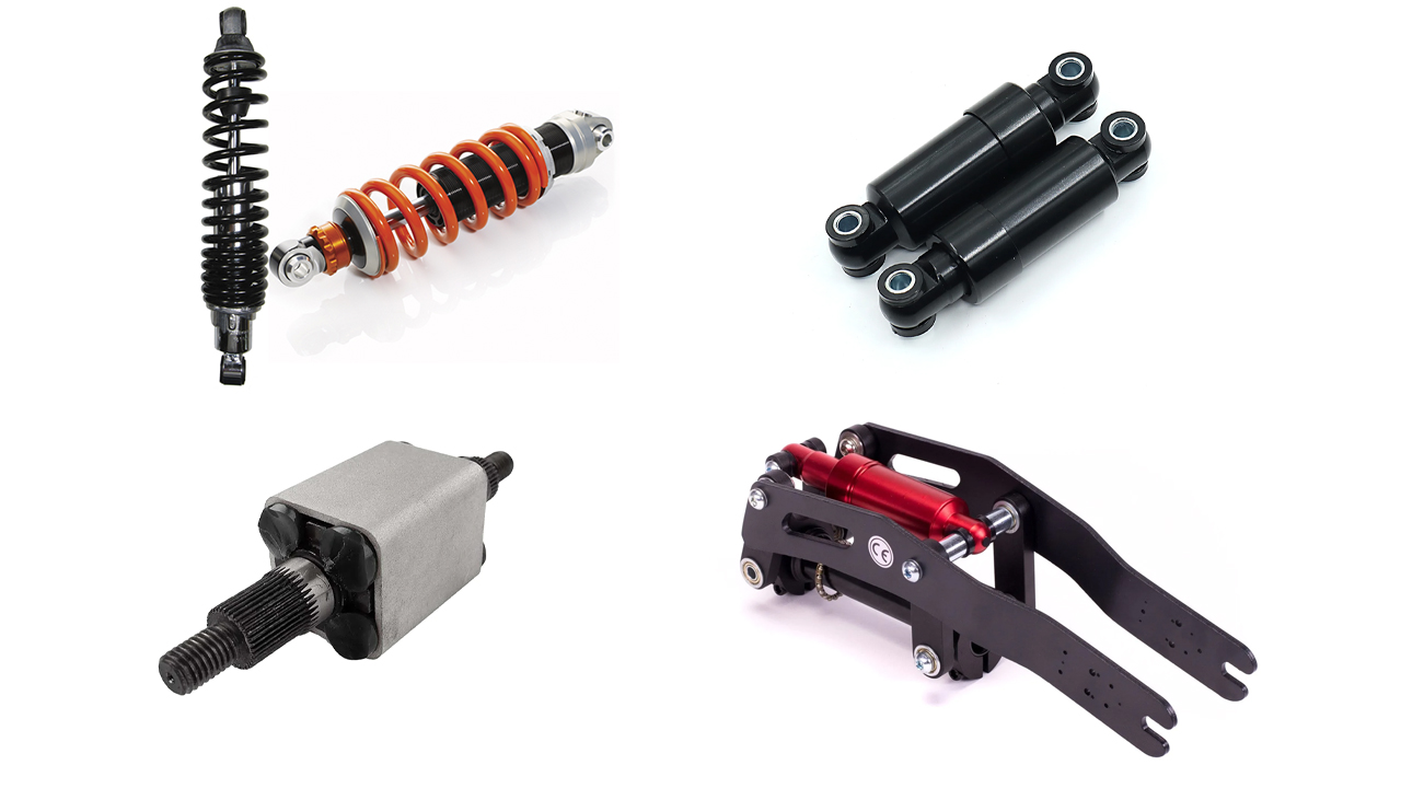 электросамокат с амортизаторами 