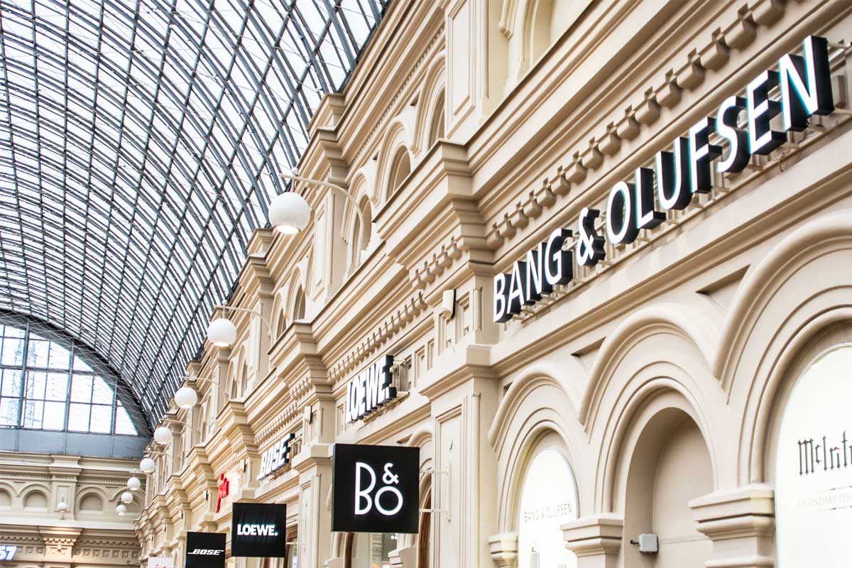 Салон Bang &amp; Olufsen в ГУМе