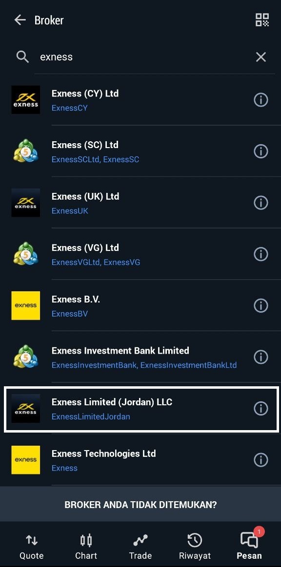 Exness metatrader-5 Indonesia