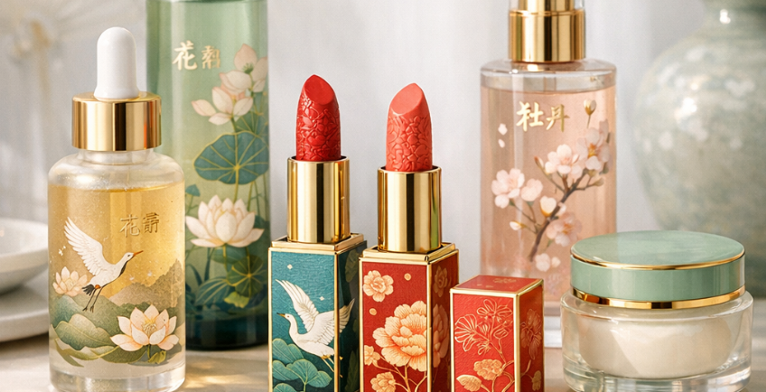 Общая атмосфера китайской косметики нового поколения