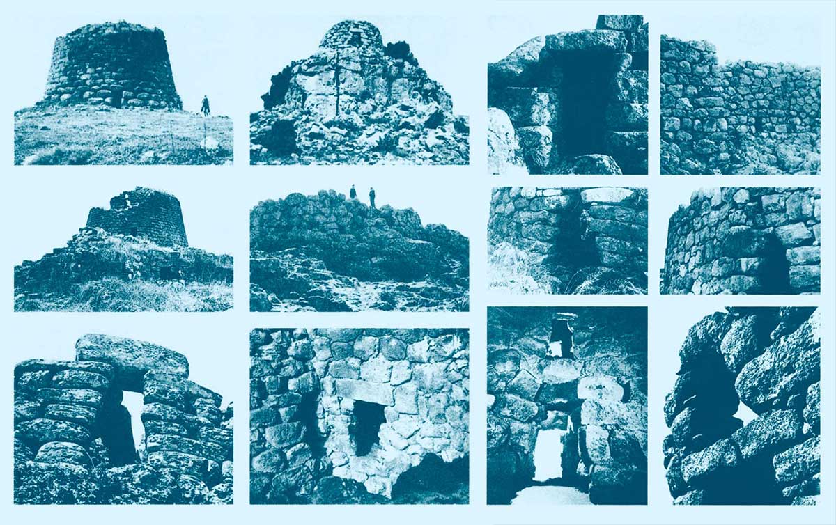 Nuraghi (tratto da Archeologia della Sardegna preistorica e protostorica, Poliedro, 1997).