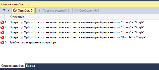 Отключен вывод ошибок и предупреждений посетителям проекта qsec0060