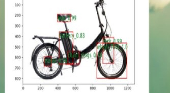 Обнаружение частей велосипеда, сегментация и классификация
