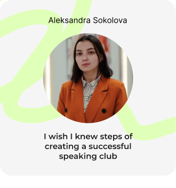  &quot;I wish I knew&quot; ELT charity conference for English teachers organized by Yuliya Kumicheva. June 24-25, 2023 Aleksandra Sokolova