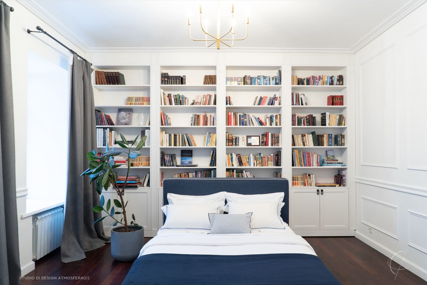 Москва, Спиридоновка 26. Фото кухни-гостиной