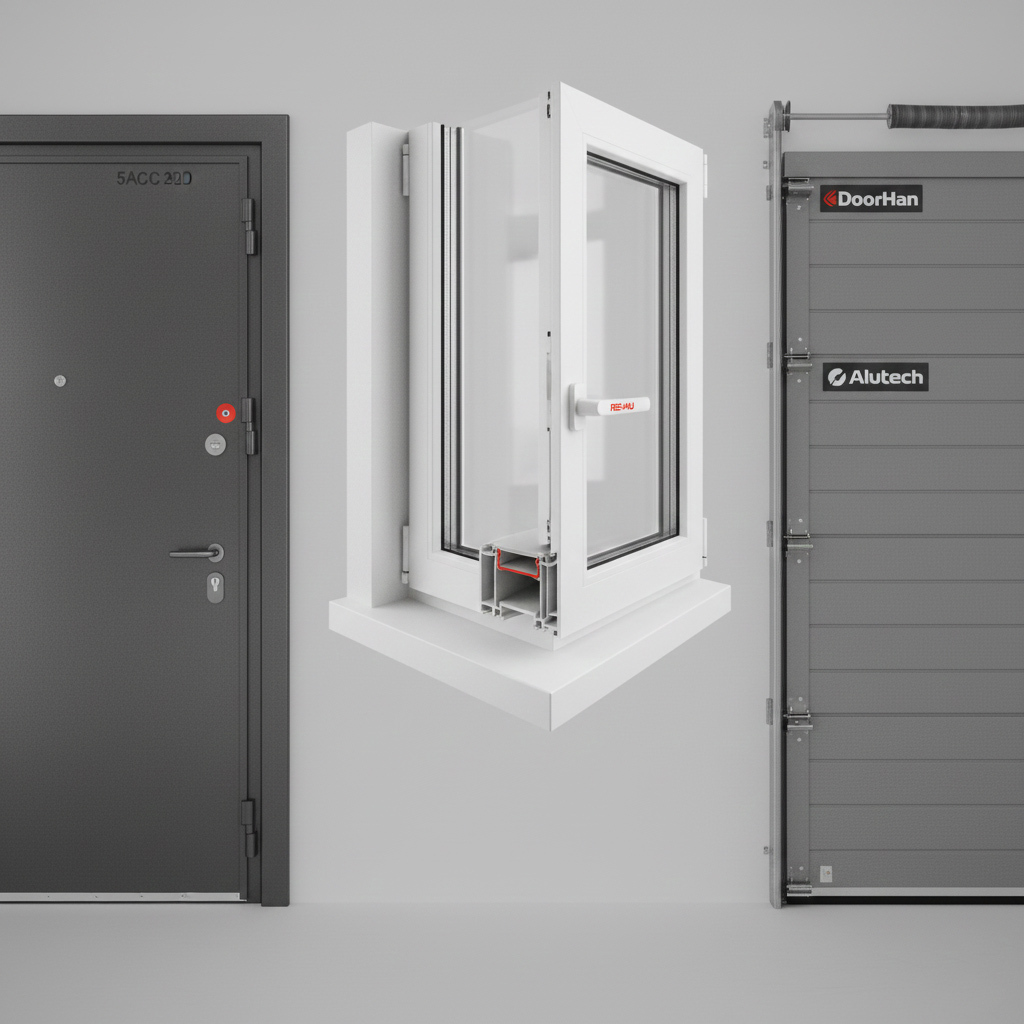 Секционные ворота для склада и автосервиса на Урале: HORMANN, ALUTECH или DoorHan