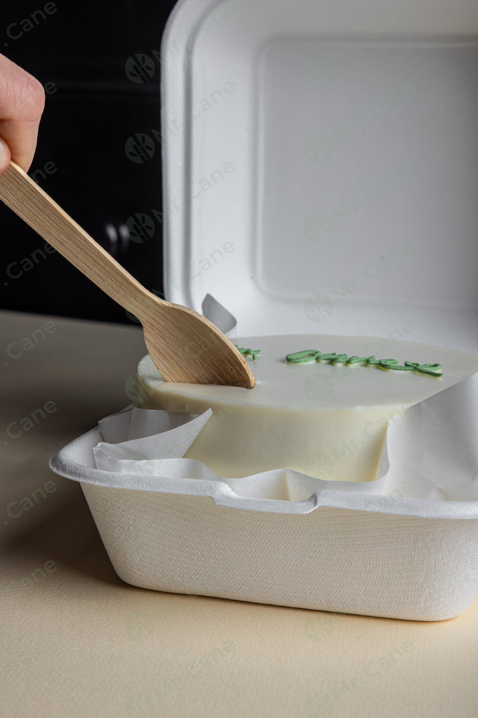 десертная ложка из бамбука