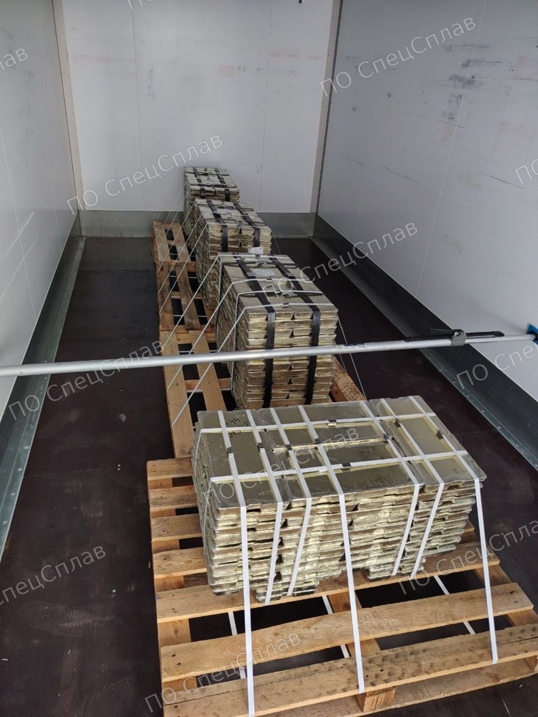 Олово О1пч в чушках — отгрузка 4 458,5 кг