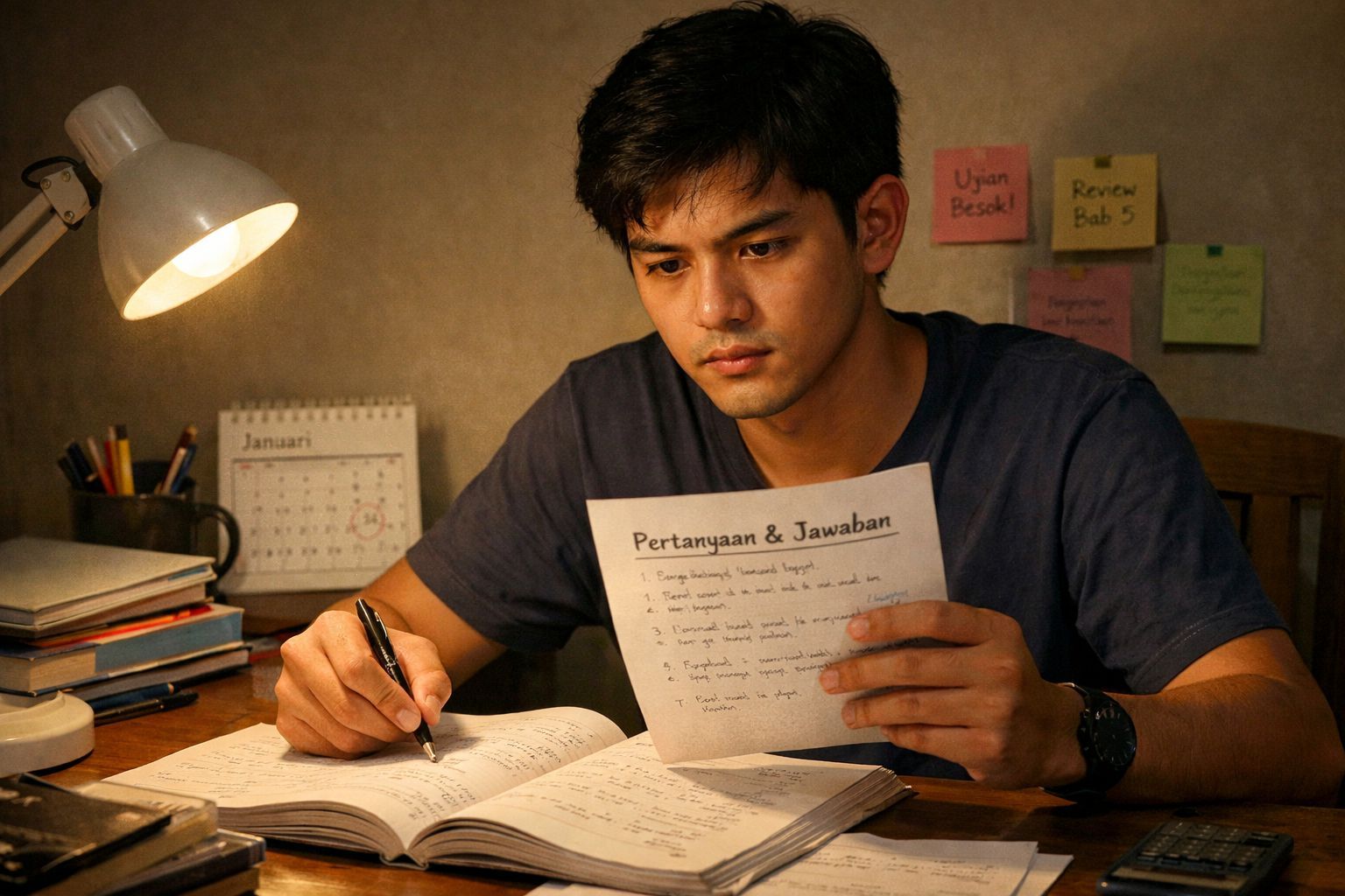 Contoh penggunaan active recall untuk mahasiswa pekerja dan persiapan ujian atau sertifikasi