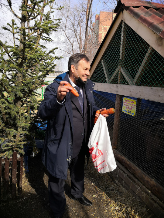 Сергей Бондаренко в парке