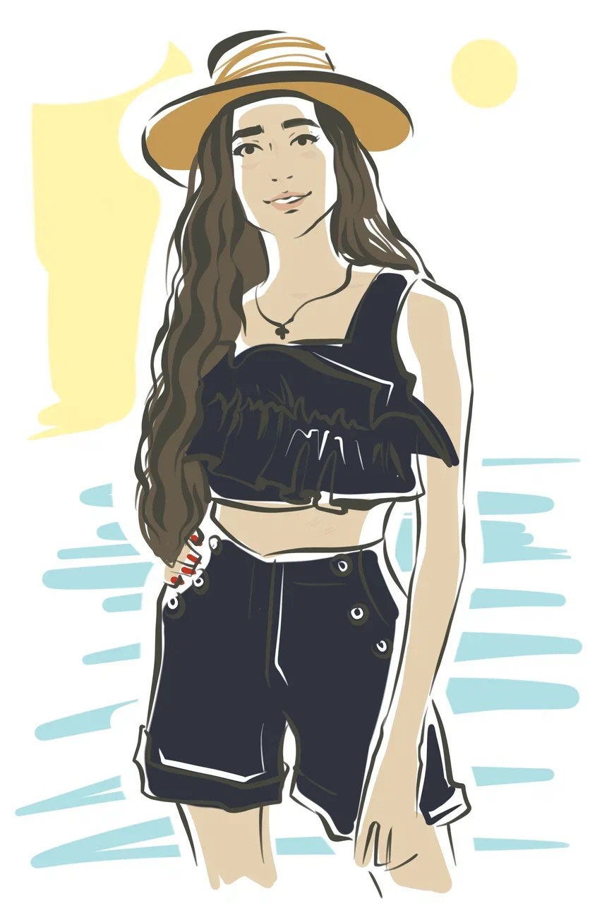 Дижитал-скетчи на графическом планшете