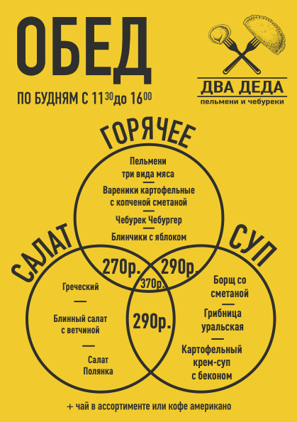 Доставка еды Два Деда Верхняя Пышма